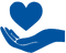 Heart and hands logo